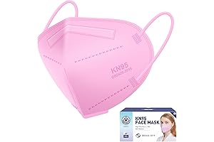 ctc pink KN95 Face Mask for Enhanced Protection and Comfort (Pack of 20)