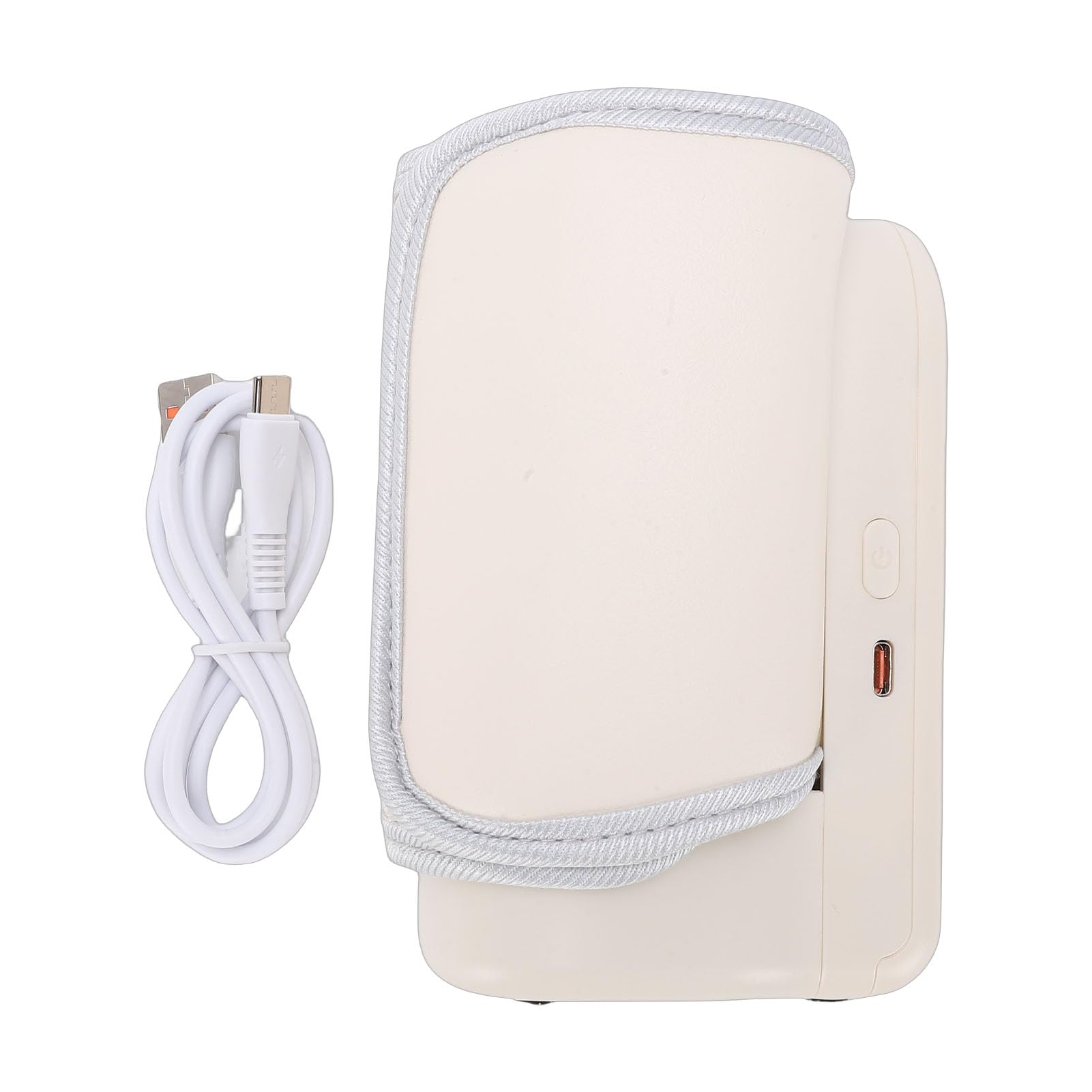 Calentador de Biberones Portátil, Calentamiento Rápido Recargable con Batería 10000 mAh y Control Temperatura, Calentador para Alimentación Infantil en Viajes y Hogar