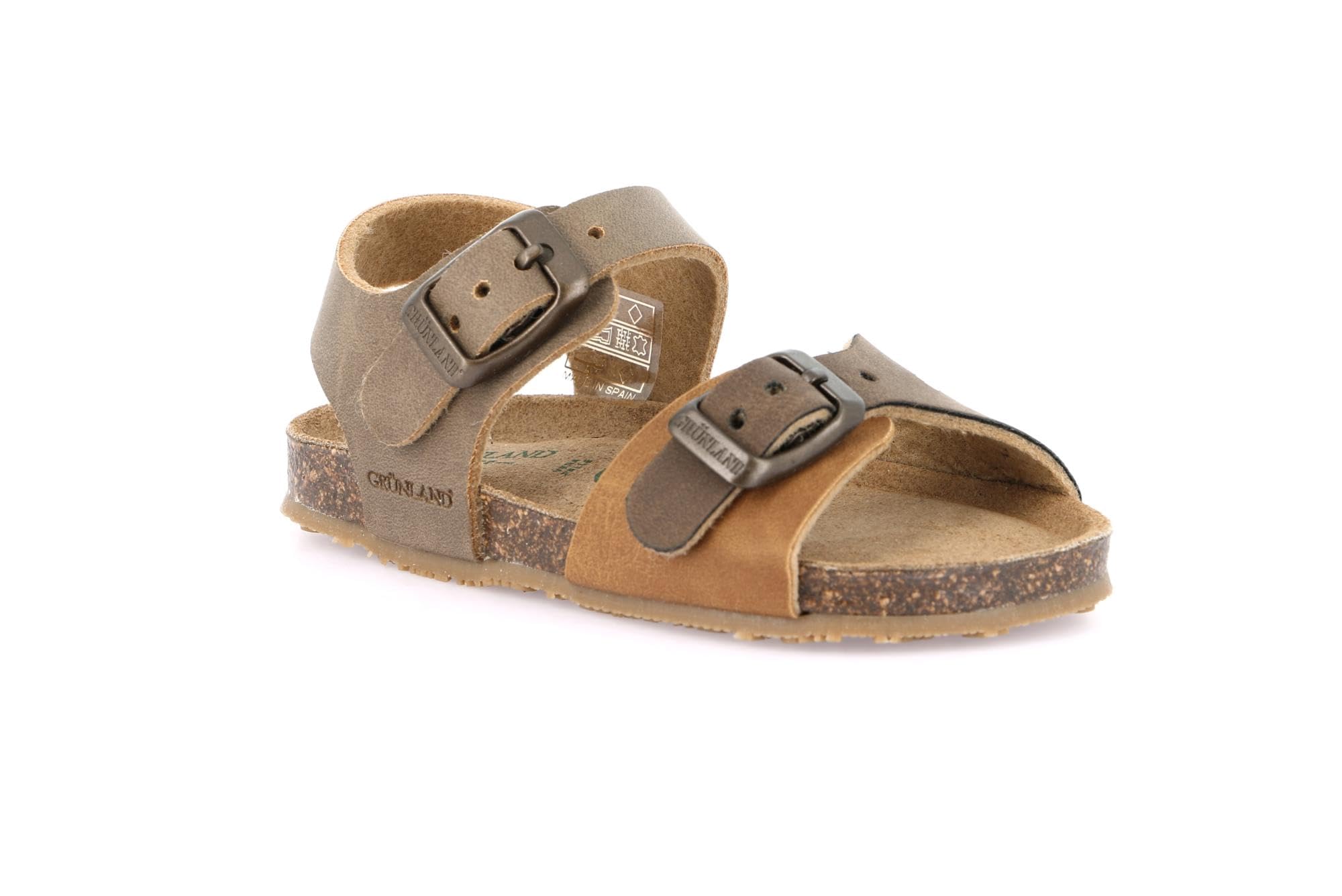 Sandales marron GRÜNLAND SB1908 avec semelle anatomique junior - 2