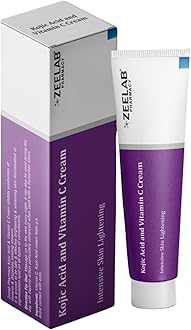 Kojic Acid 2% and Vitamin C Cream (20g Tube Each) | Best for Pigmentation, Dark/Age Spots & Uneven Skin Shade