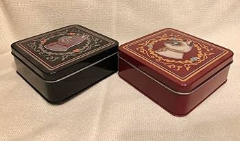 Amazon.co.jp: ギフト缶 ねこ 2点セット空缶小物入れセリア