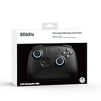 Vista 11 de 8BitDo Ultimate 2 Wireless Controller for Windows PC, Apple, Steam & Android, Gaming Controller with TMR Joysticks, Hall/Tactile Triggers, Motion