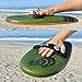 As Seen On Shark Tank! The Slyde Grom Soft Top Body Surfing Handboard, Easy to Use, Fun to Master, Safe for All Ages, Portable, Light Weight, Durable with Exceptional Buoyancy - Army Green/Pilsner