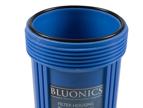 Miniatura 6 de Bluonics Purificador de agua de pozo de 55 W UV  sedimentos y carbono de pozos grandes azules de 45 x 20 pulgadas para un hogar grande virus y