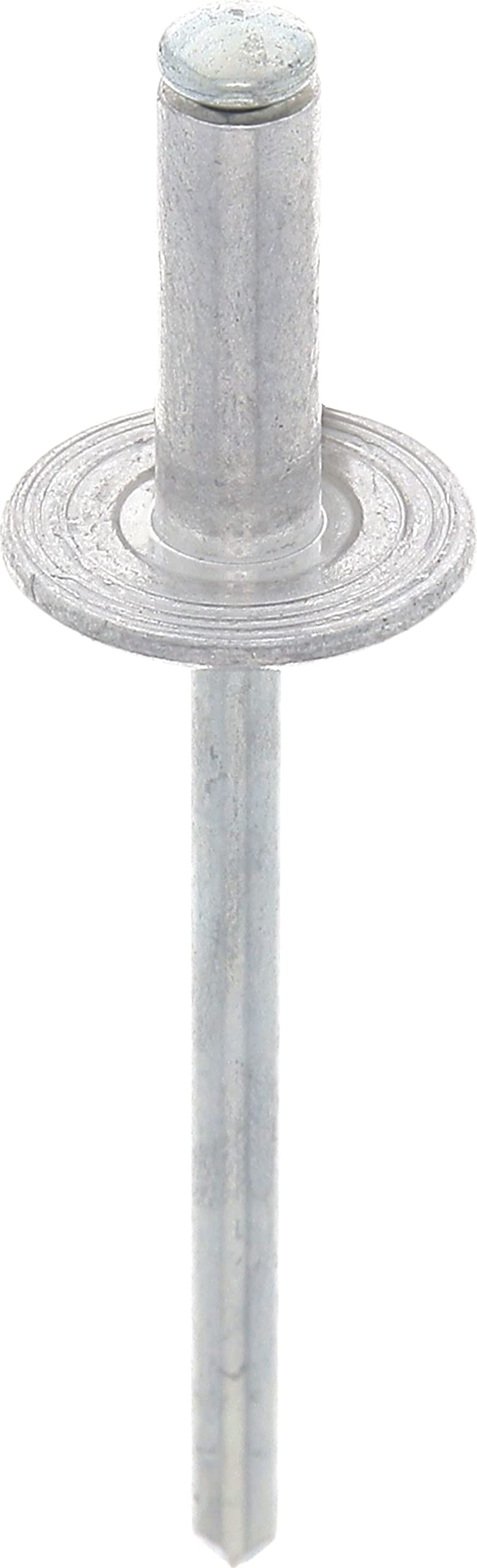 Restagraf - Rivet Tête Large Aluminium & Tige Acier - Compatible avec Fiat 500, Bravo II, Grande Punto/Evo - Diamètre 4,8 mm - Longueur 14 mm - Réf. 4104 - Boîte de 250