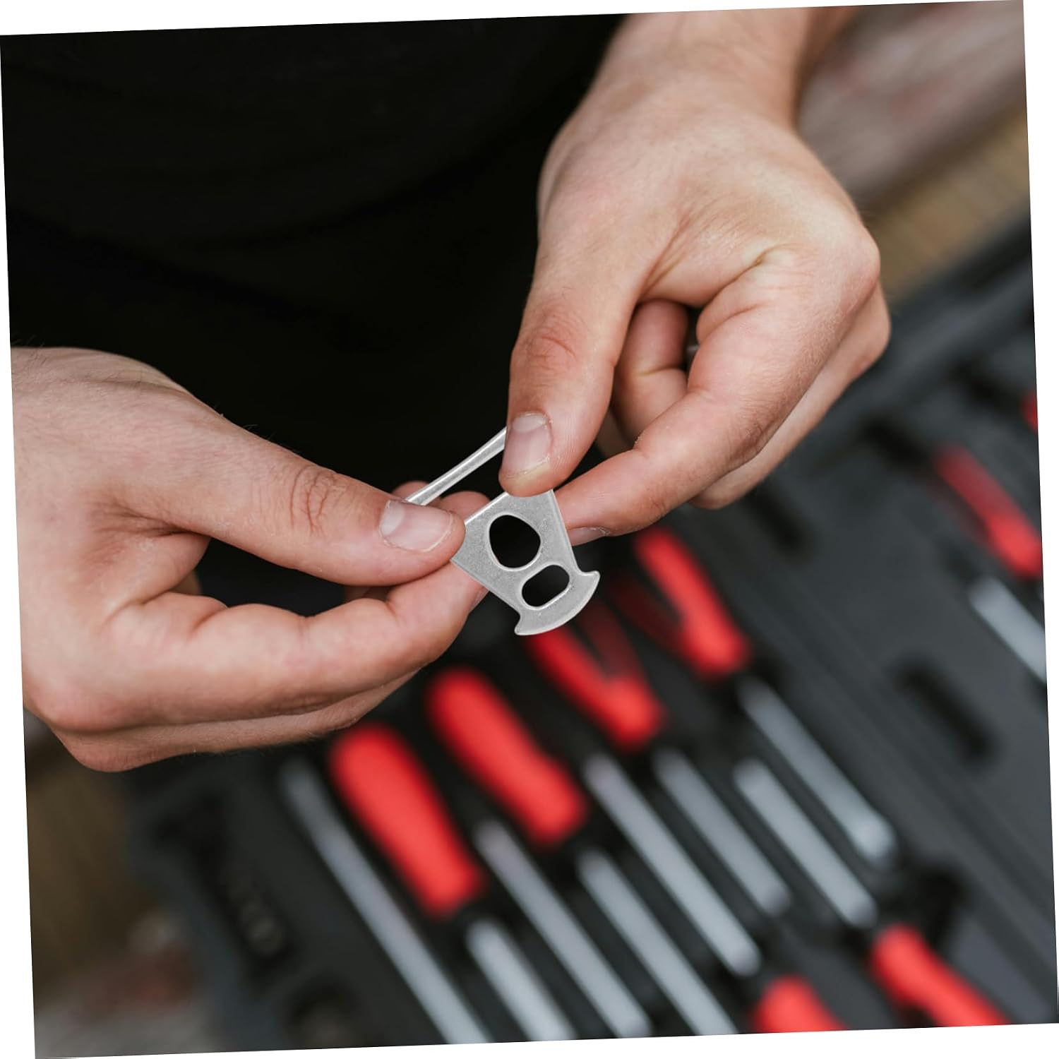 Hemoton 5pcs Camping Tent Canopy Stainless Steel Buckles Rope Buckle Tensioners Outdoor Windproof Tent Ropes for Car