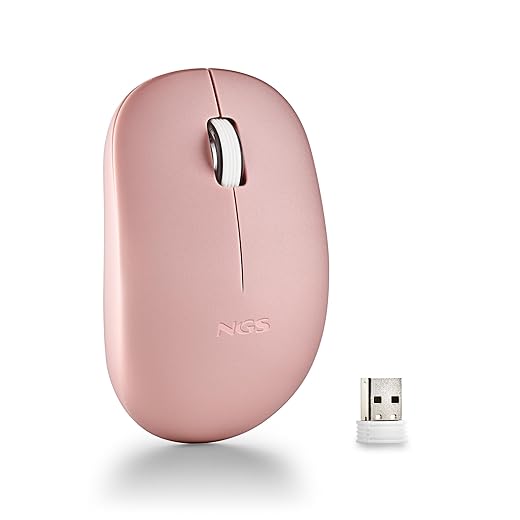 NGS Fog Pro Pink — Souris rose ambidextre