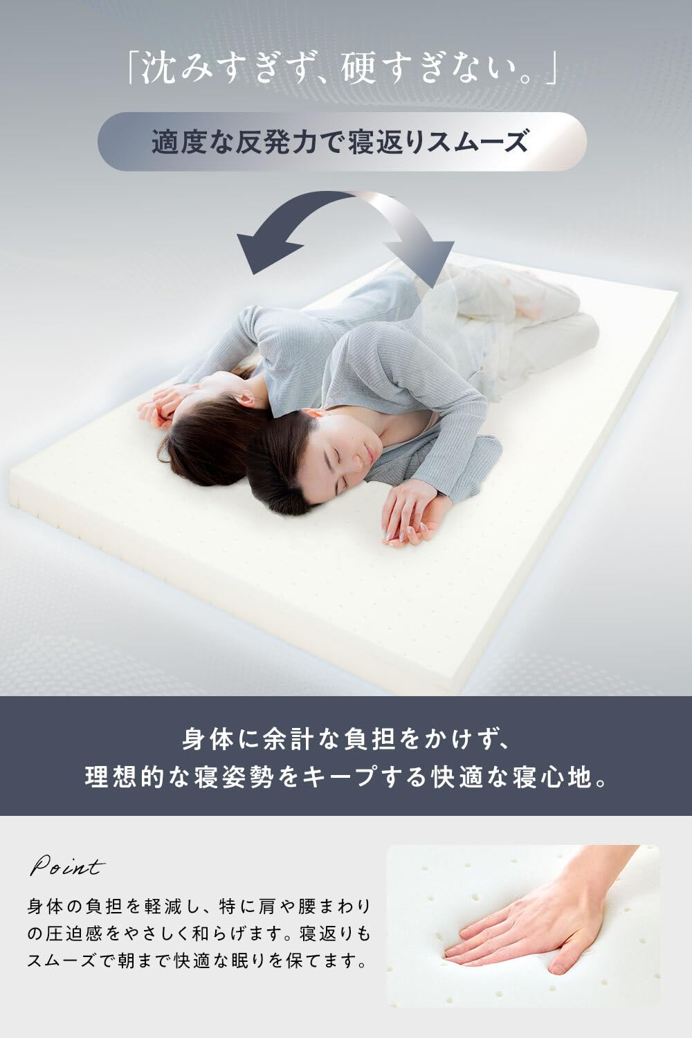 ハグミン マットレス シングル 【 低反発×高反発 ハイブリッドマットレス 】 Amazon｜HUGMIN® ハグミン マットレス シングル 【 低反発×高