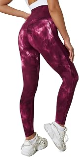 VUTRU Sports Leggings Women's 7/8 Yoga Trousers Sports Leggings for Women High Waist Sports Trousers with Pockets