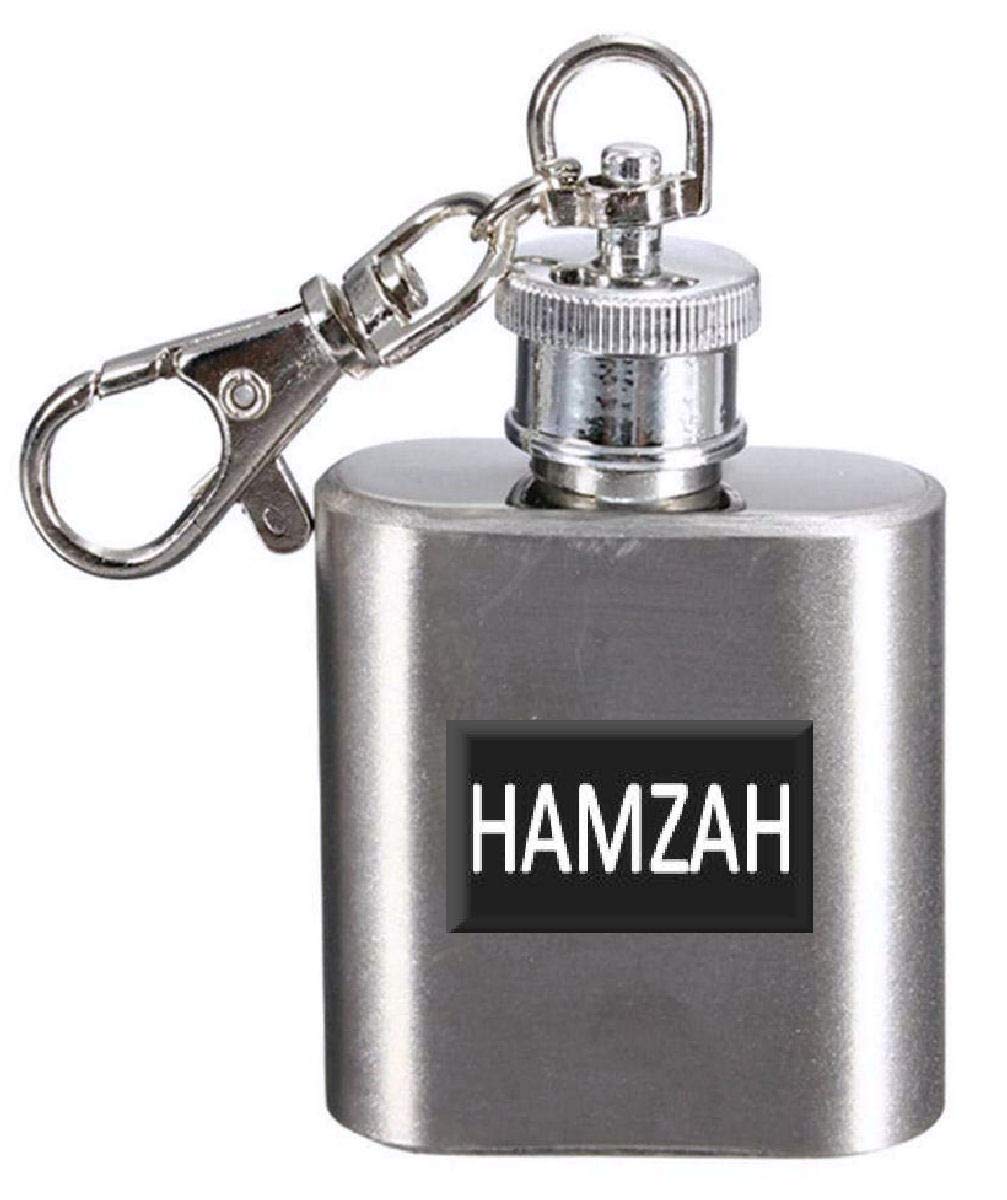 Flasque personnalisable Hamzah en acier inoxydable finition miroir