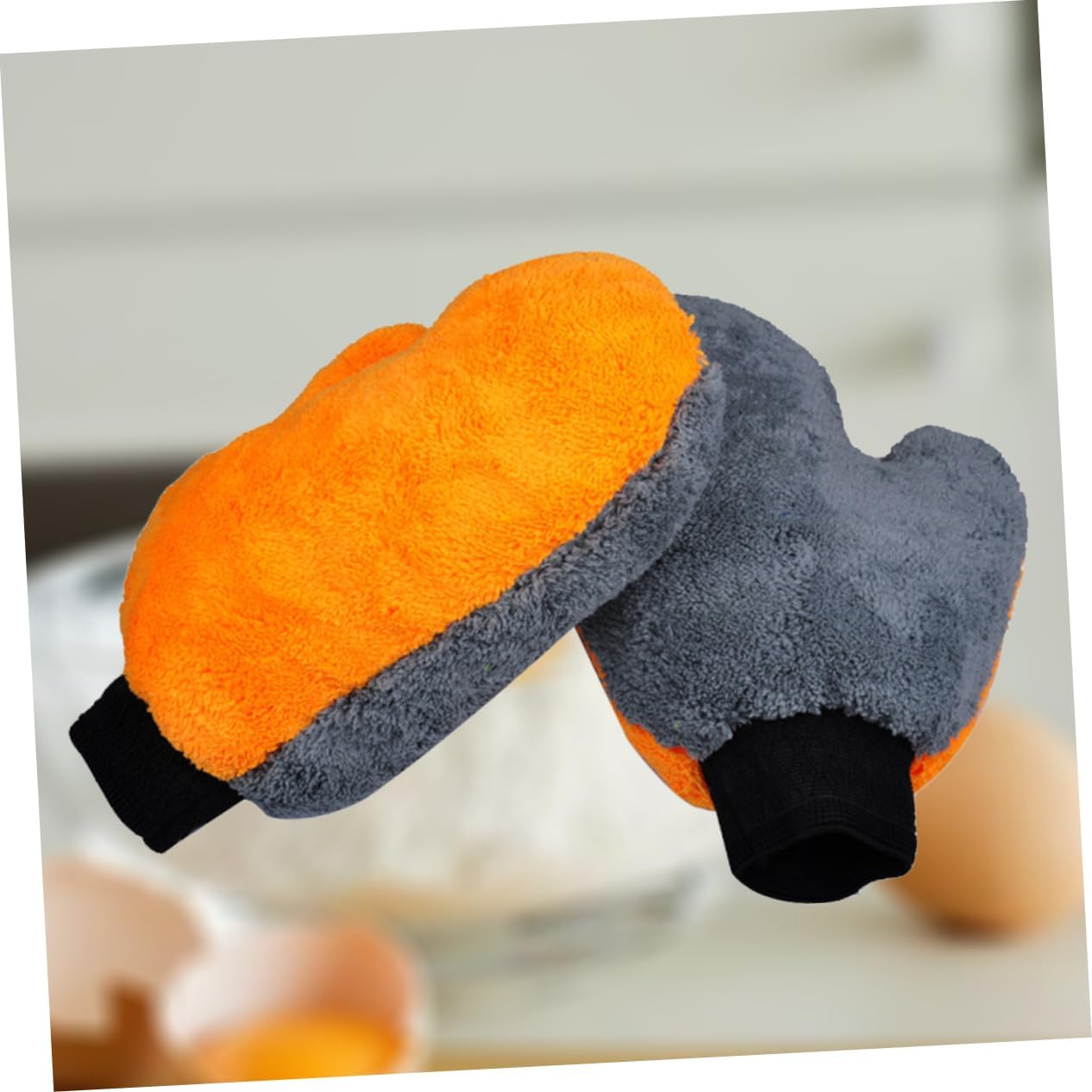 Coral Fleece Car Wash Mitt Ultra Water Absorption Lint and Scratch Cleaning Tool for Cars Trucks Boats and Rvs Multi-Functional Cleaning Gloves