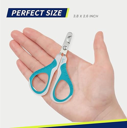 Miniatura 4 de WePet Cortaúñas para mascotas cortadora de garras profesional tijeras para gatos perros cachorros gatitos hámsters conejos y animales pequeños