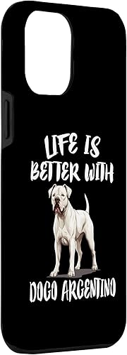 Miniatura 3 de iPhone 13 Pro Max Life Is Better With Dogo Argentino Dog Case