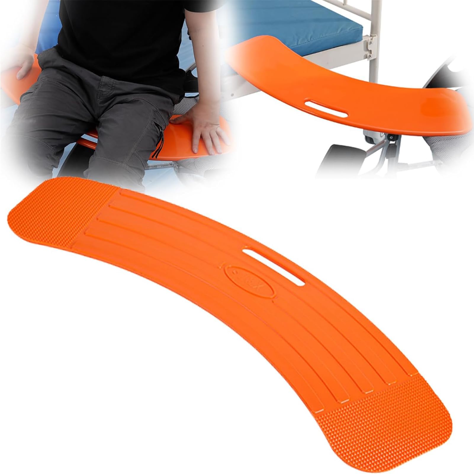 Tavolo di Trasferimento per Anziani, Letto Transfer E Slide Board, 150 kg Peso capacità di Trasferimento Board per Anziani in Letto, Auto, Sedia A Rotelle, Toilette,Giallo