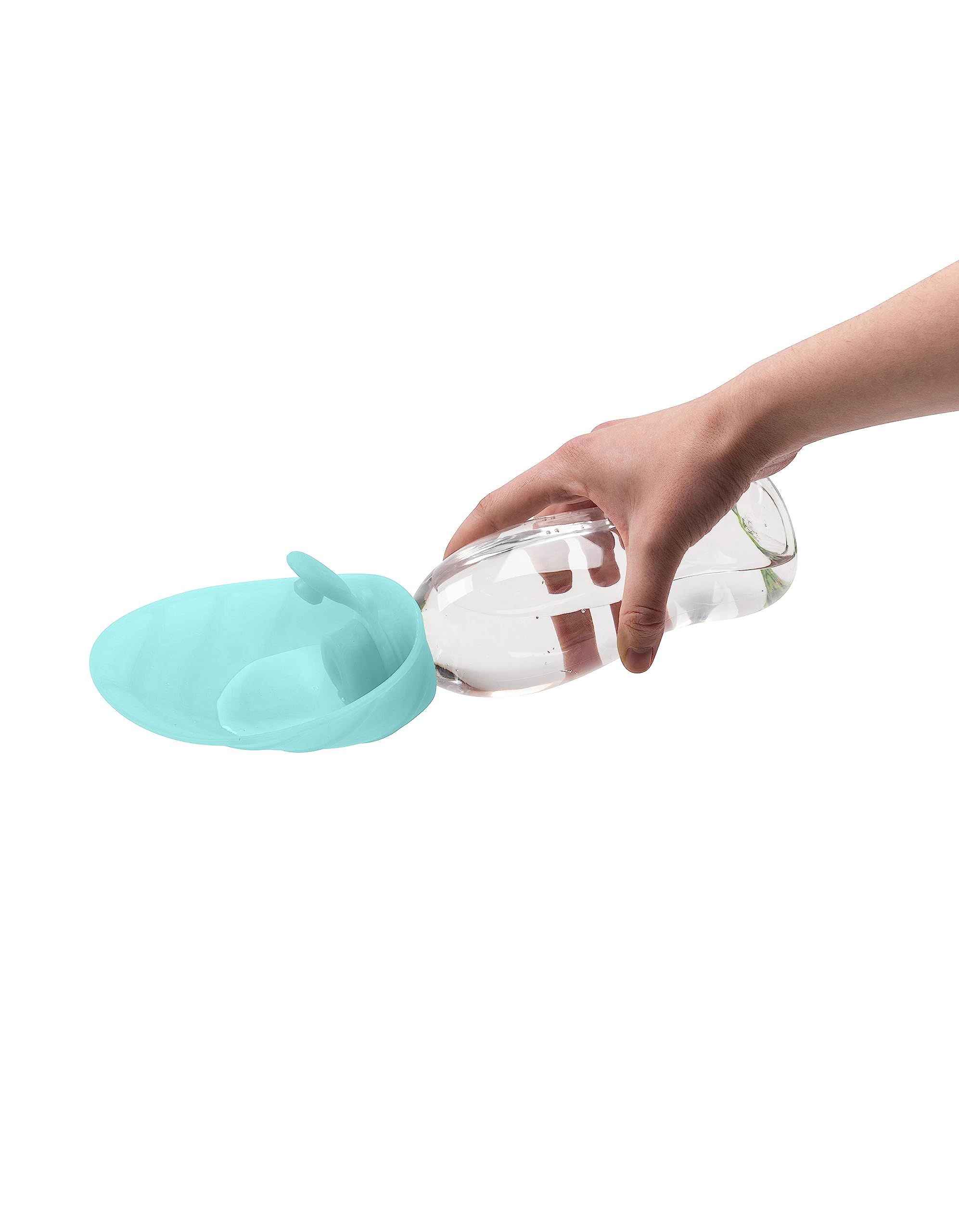 United Pets Leaf Bowl - Faltbarer Reisenapf Für Hunde Aus Silikon