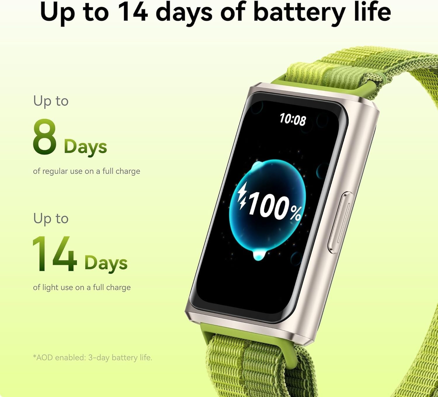 HUAWEI Band 11 Pro Smartwatch avec GPS, boîtier en alliage d'aluminium, noir