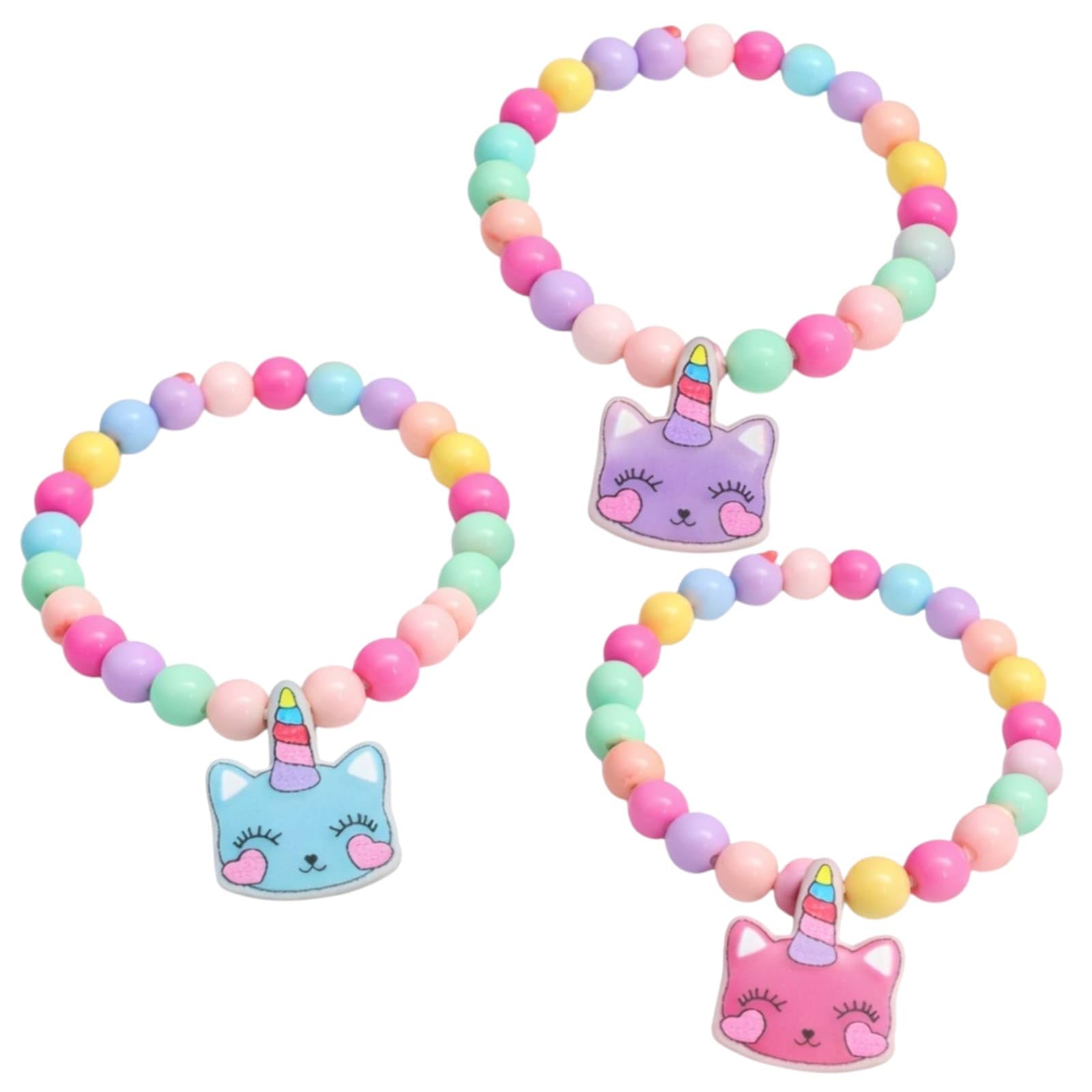TERA 13 Pearl Beaded Bracelet for Girls Women, Best Friendship Bracelets Set, Jewelry Gift for Girls, Stylish Friendship Thread Bracelet for Kids, Cartoon Tassel Charms Bracelets Set