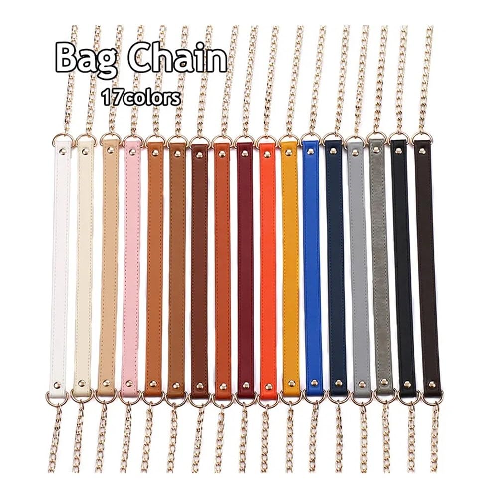 Cadena de metal de 120 cm para bolso cruzado, multifunción, multifunción, accesorios de bolsa duradera multicolor