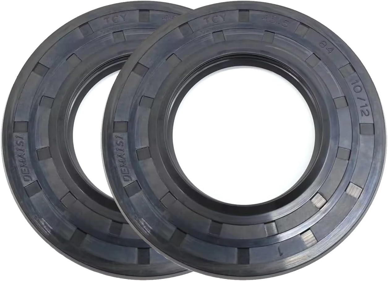 DC62-00156A Washer Oil Seal JY 23 D 45.5 84 10 12 Washing Machine Rear Tub Gasket 2070193 AP4204358 PS4208679(2pcsDC62-00156A)
