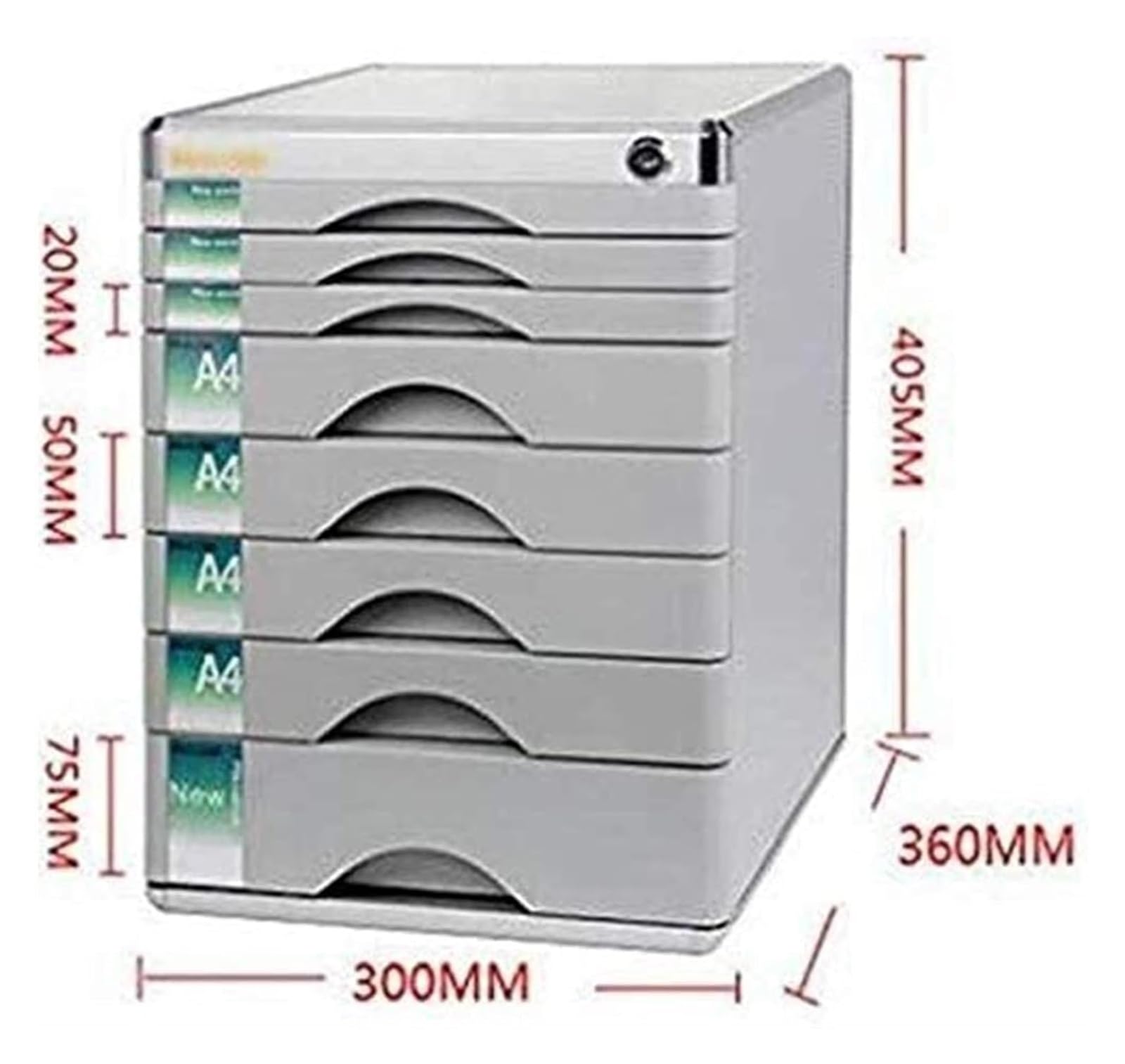 Metallo Ufficio Schedario Scrivania Documento Sotto Scrivania File Cabinet Forniture per Ufficio Sicuro Data File Cabinet Büro Aktenschrank