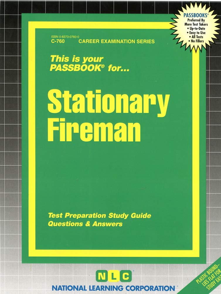 Amazon Stationary Fireman (C 760) Rudman, Jack Civil Service