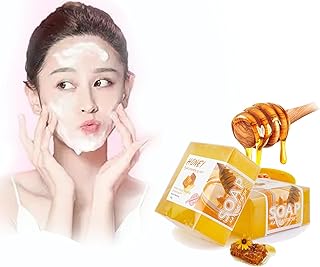 Turmeric Honey Soap Bar Lavado Essentials, Natural Turmeric Soap Wash for Dark Spots, Intimate Areas, Underarms–Turmeric Face Wash Reduces Acne, Fades Scars & Cleanses All Skin Types (2Pcs)