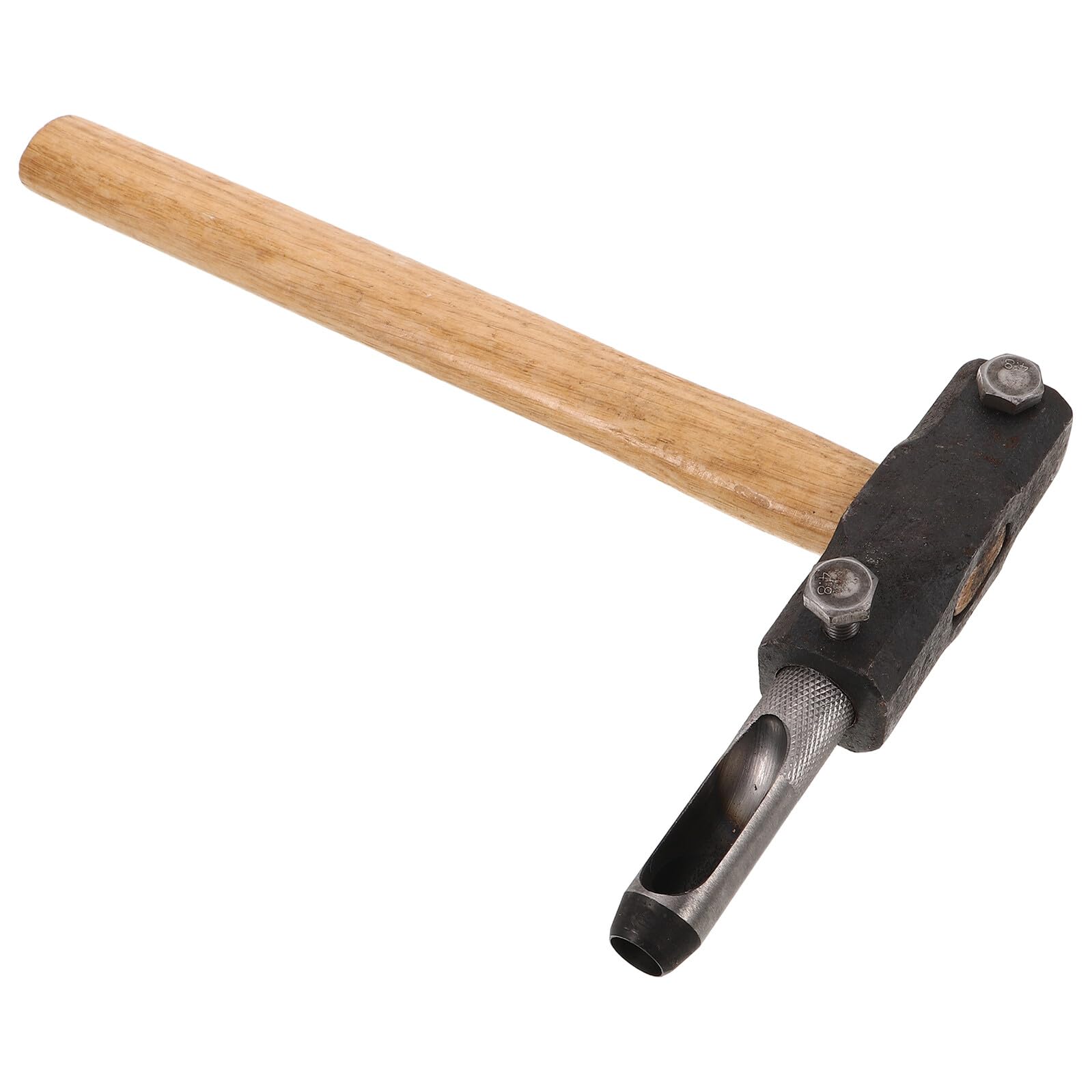 Herramienta de Inoculación de Troncos para Hongos, Perforadora | Madera y Acero, para Shiitake y Oreja de Madera, Tamaños de Orificio Constantes, Solución Multifuncional de Siembra