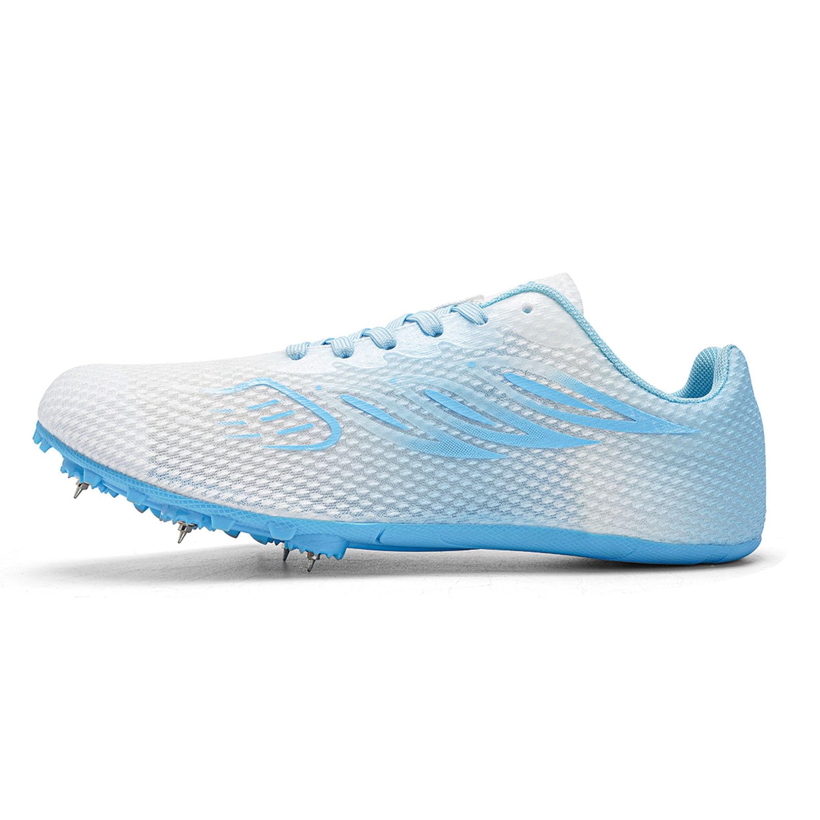Generisch Herren Sneakers Herren Laufschuhe mit Sprintspikes Leichtathletik Unisex Sneaker rutschfest Atmungsaktiv Jugend Sportschuhe für Training Joggen Fitness Freizeit