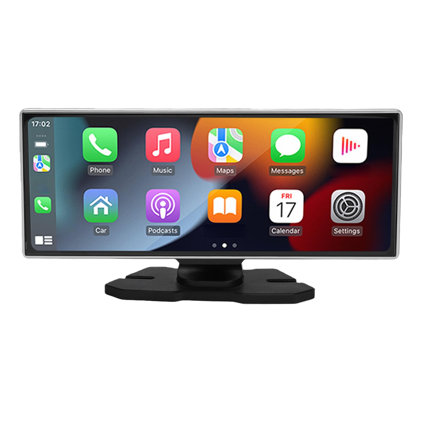 Pantalla IPS de 11,26 Pulgadas, Diseño de Panel Curvo 2.5D Bluetooth 5.0 y Transmisor FM con Altavoz Incorporado, Adecuado para Automóviles, Camiones y Remolques Soporte