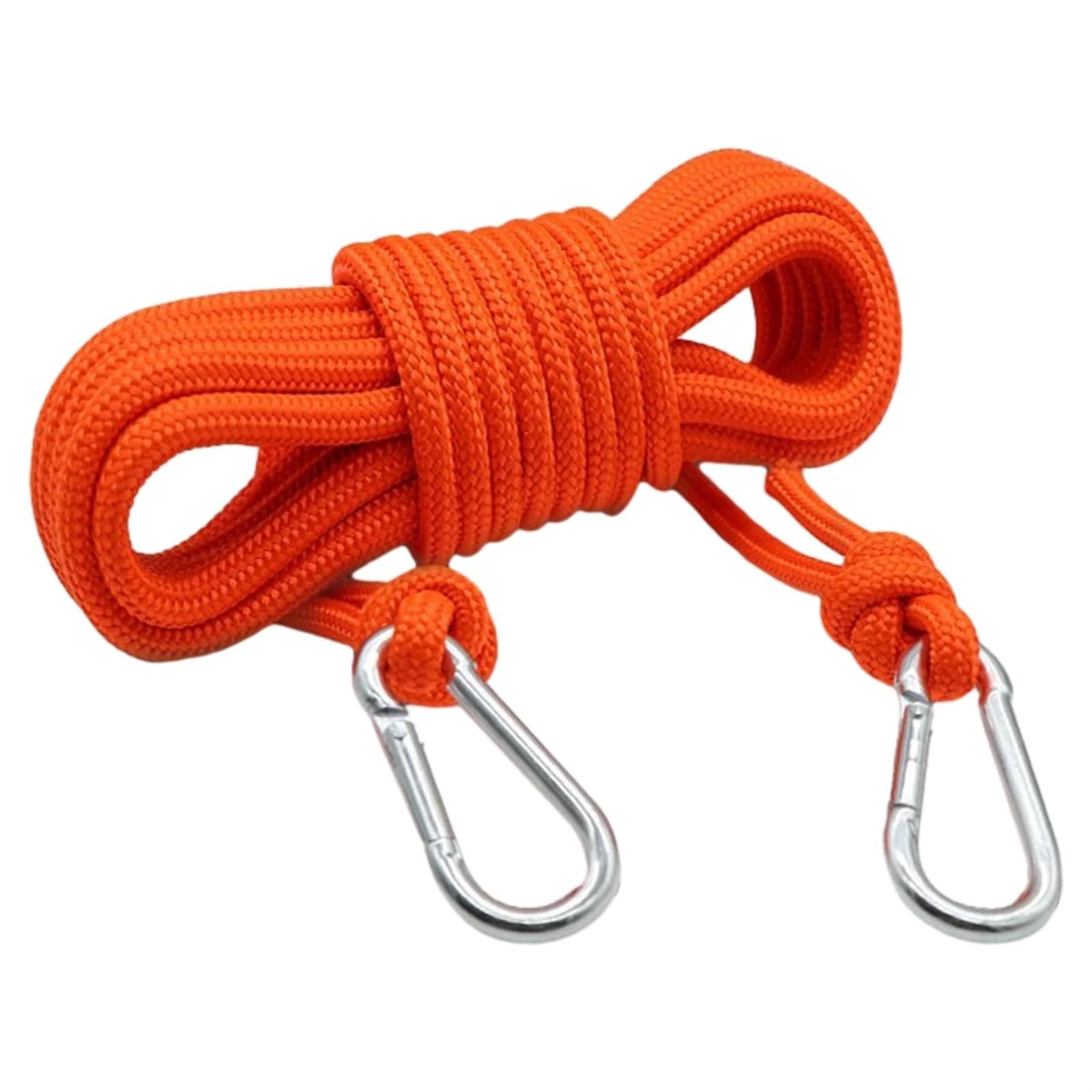Outdoor Washing Line, Tent Rope Clothesline With Carabiner 5m 6mm
