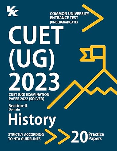 NTA CUET (UG) History Book | 20 Practice Papers (Solved) | Common University Entrance Test Section II | Including Solved Previous Year Question Paper | For Entrance Exam Preparation Book 2023