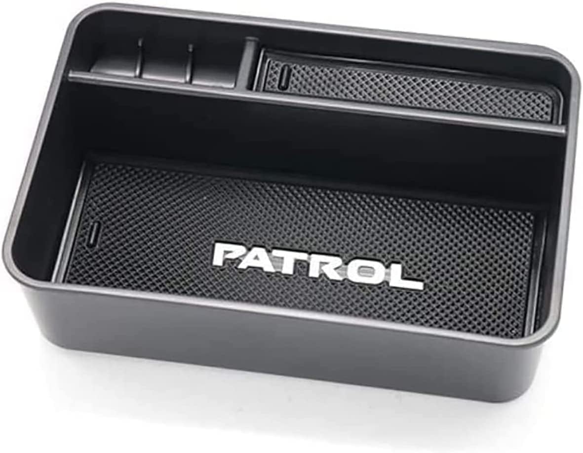Accessories Fits Nissan Patrol Y62 Armrest Storage Box Central &Interior Seat Air Condition Black Outlet Vents Protector Cover Accessories A pair of packaging Fits Nissan Patrol Y62
