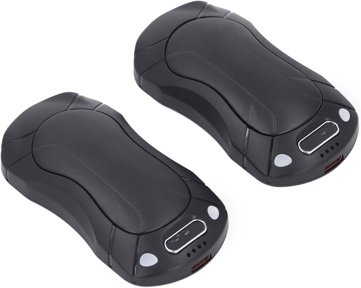 Magnetic Rechargeable Hand Warmers 2 Pack, 3 Level Temperature Control Portable Pocket Heater, 2500mAh Split Electric Handwarmers, for Camping,Golf,Travel