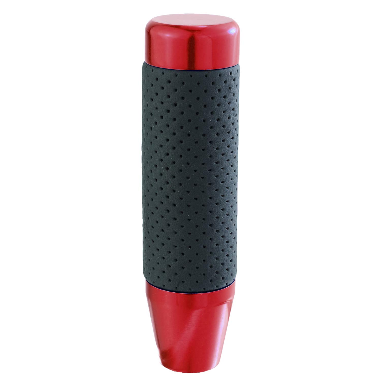 Bashineng シフトノブギアレバー13cmロングウェイトレザーアロイ適切なフィットマニュアルオートマチックカートラックSUV（赤）