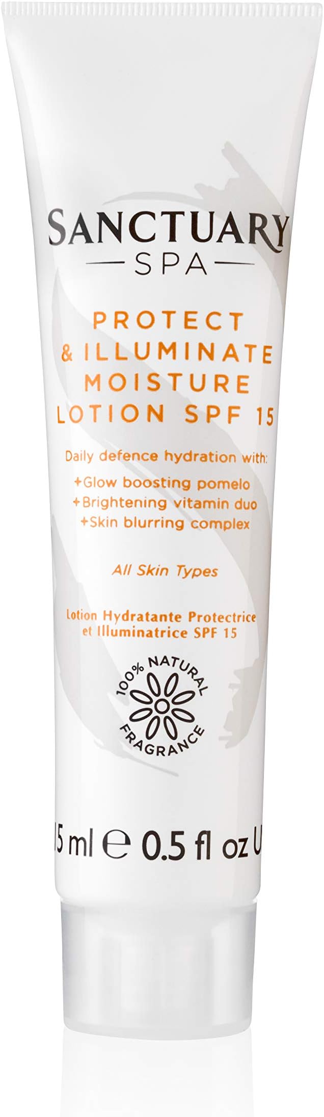 Spa Face Cream SPF 15, Illuminating Moisturiser Lotion, 15ml