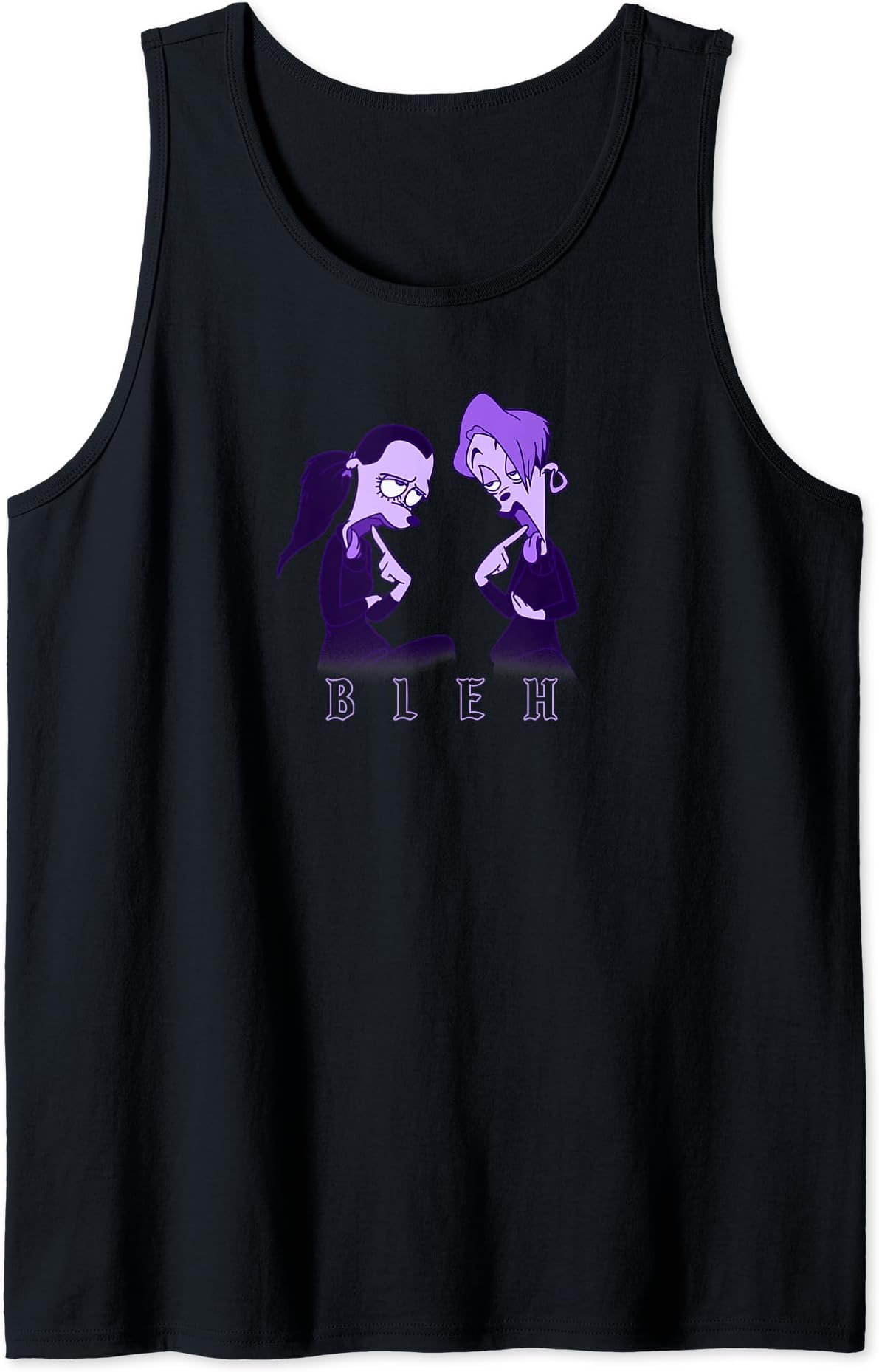 Disney A Goofy Movie Goth Girls Bleh Poster Alternate Tank Top