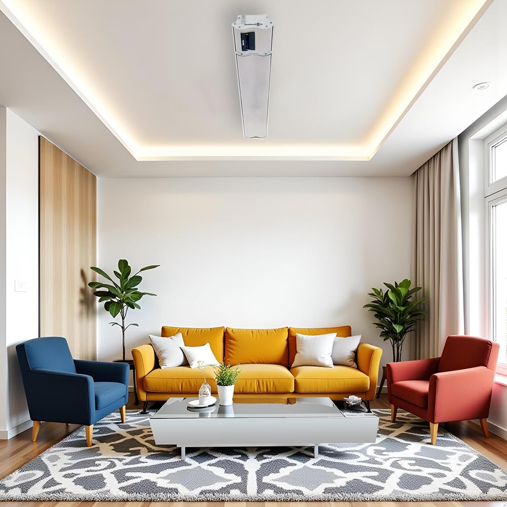 Grzejnik elektryczny ElectricSun 1200-600W biały, z WiFi aplikacja, 94x15cm