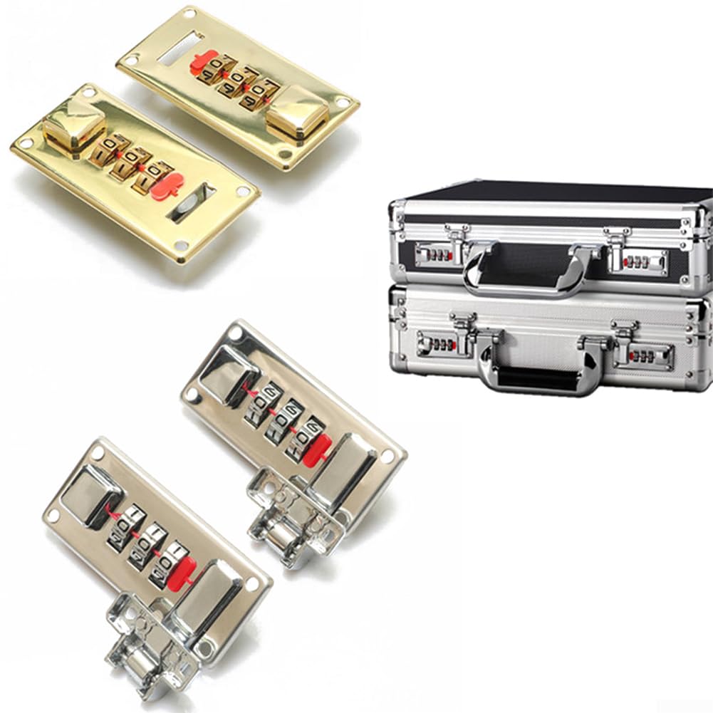 Lucchetti A Combinazione - 4 Pezzi, 3 Cifre, Per Armadietti, Palestra, Scuola E Viaggi - Foto 7