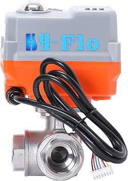 3 Way 24VDC 4-20ma Stainless Steel Proportional Integral Control Motorized Ball Valve (1 inch)