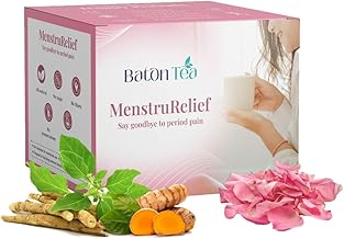 Herbal Period Pain Relief Tea Bags | Holistic Care MenstruRelief Blend for Women | |Menstrual issues | Relief from Menstrual Cramps and Menstrual Pain & Lasts for 7-8 Hours| No Side Effects| Relief Drink