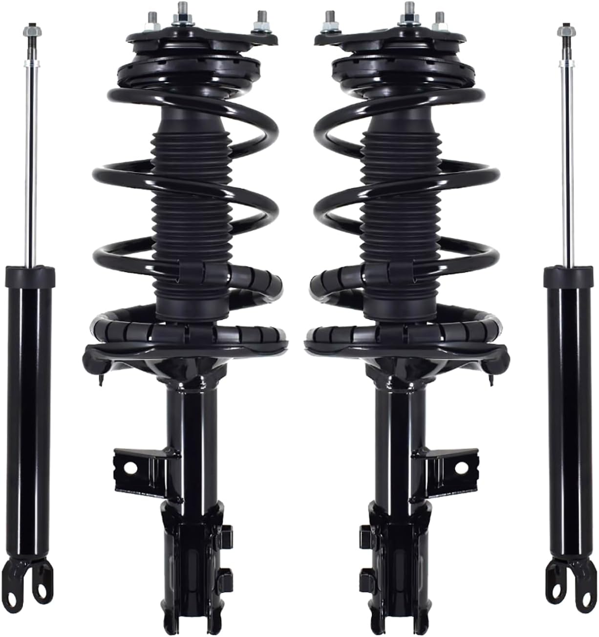 PM Auto Set of 4 Front Quick Complete Strut-Coil Spring-Rear Shock For 2007-2010 Hyundai Elantra
