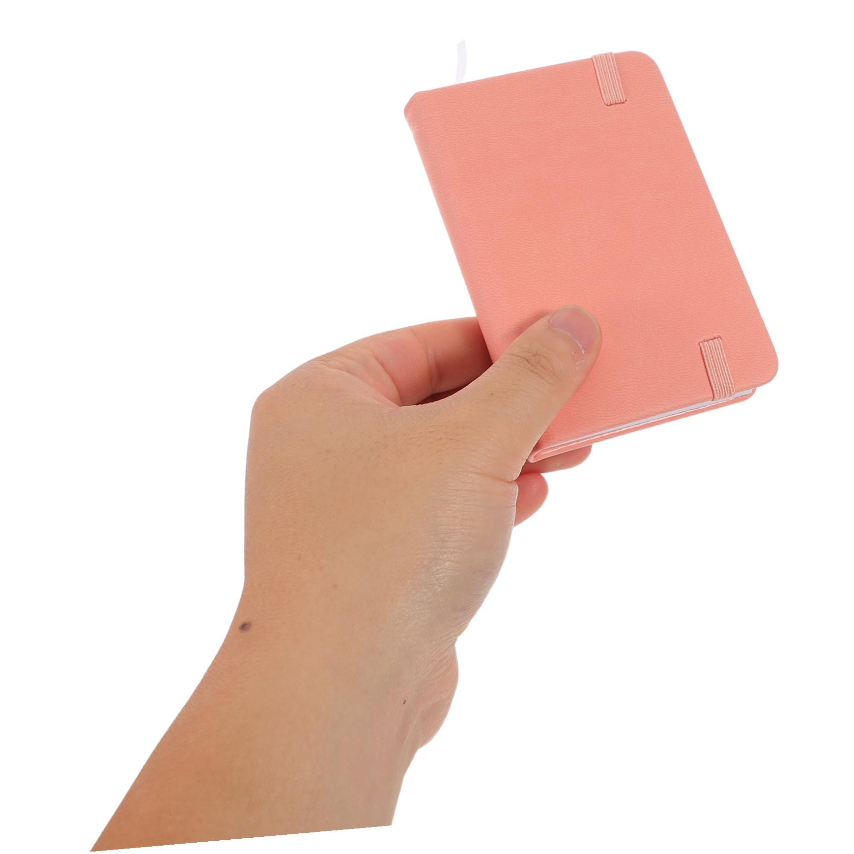 Zerodeko 10 Stück Kleiner Notizbücher A7 Rosa aus Pu Leder mit Papier | Tragbares Notizbuch, Minimalistischer Tagesplaner für Büro und Reisen, Schulanfang Party