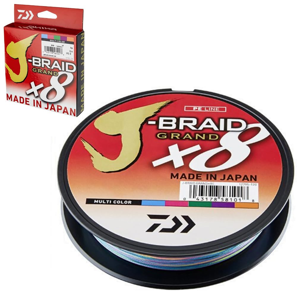 Daiwa - Tresse J Braid Grand 28/100 500 M - Multicolore - 12795528