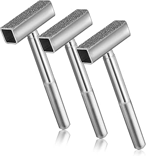 SUSSURRO 3 Pièces Redresseur de Meule Diamanté avec Poignée Antidérapante Outil Dressage de Meule Outil de Redresser Surface de Meules pour Ébavurage