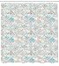 Ambesonne Nautical Shower Curtain, Pastel Toned Sea Shell Starfish Mollusk Seahorse Coral Reef Motif Design, Cloth Fabric Bathroom Decor Set with Hooks, 69