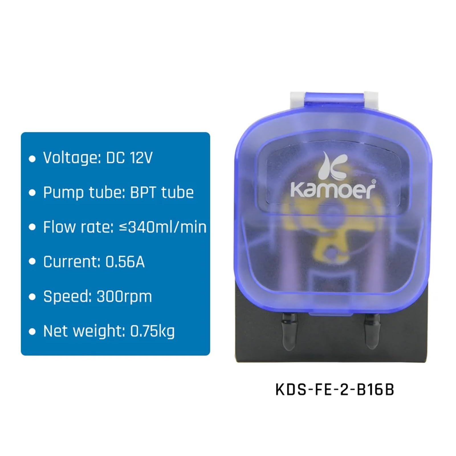 1 pompe péristaltique KDS DIY 12 V/24 V for pompe de dosage analytique de laboratoire à haut débit 4 couleurs 340-380 ml/min