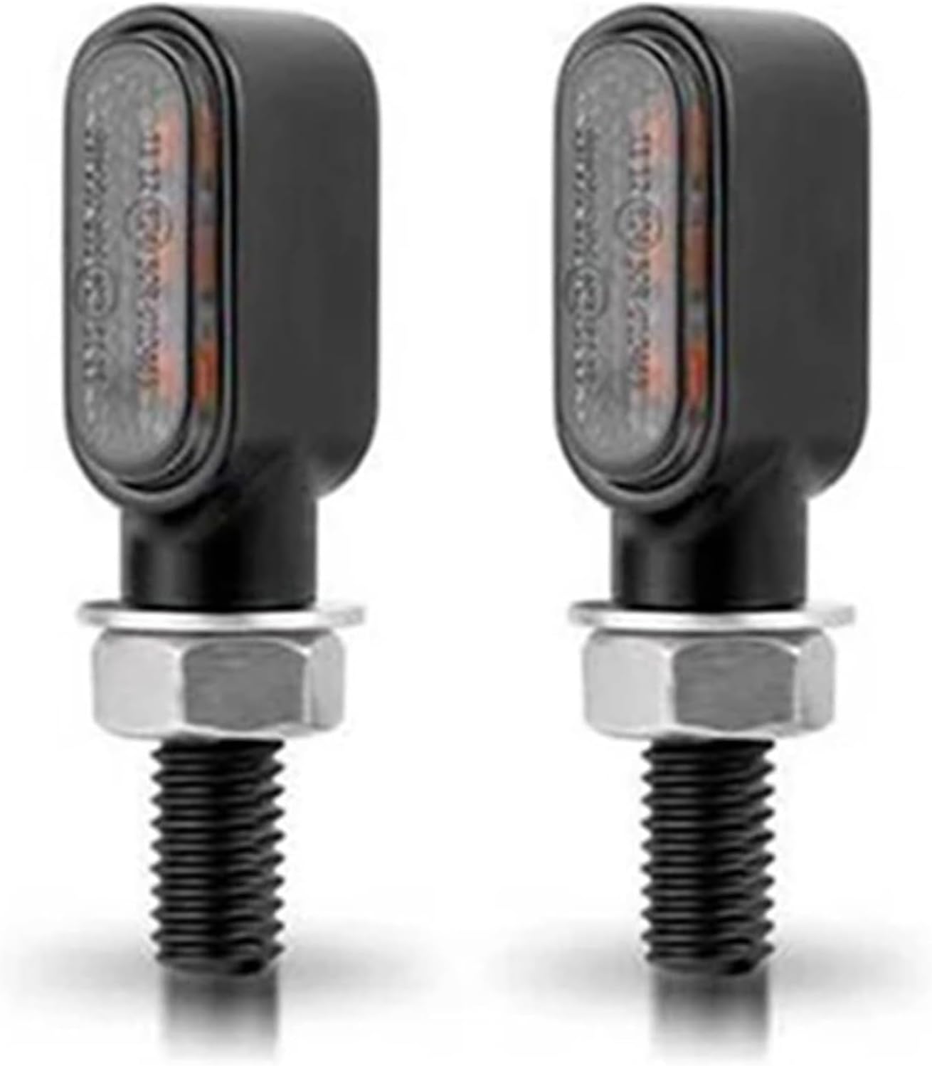 12V 8mm オートバイ用方向指示灯 インジケーター ウインカー ストップライト バイク led ズウインカーライ(2pcs)