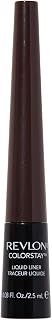 Revlon Colorstay Liquid Eyeliner, Waterproof, Smudgeproof, Longwearing Eye Makeup with Ultra-fine Tip, Black Brown