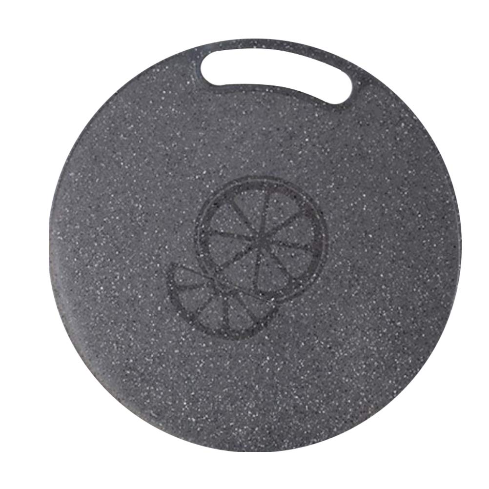 Planche à découper ronde SECFOU imitation marbre 35 cm antidérapante en plastique