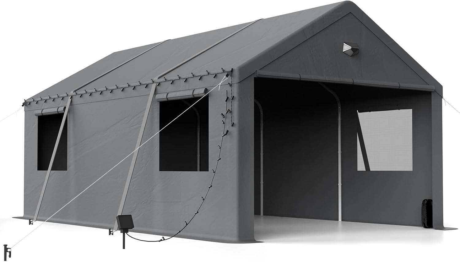 BENASS 12x20 Portable Carport Review: Heavy Duty Shelter for Lawn Mowers & Garden Tools
